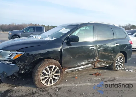 2014 Nissan Pathfinder Sl из США, поврежденный, VIN 5N1AR2MM3EC726925
